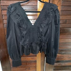 Fancy long sleeve top. Size M. NEW